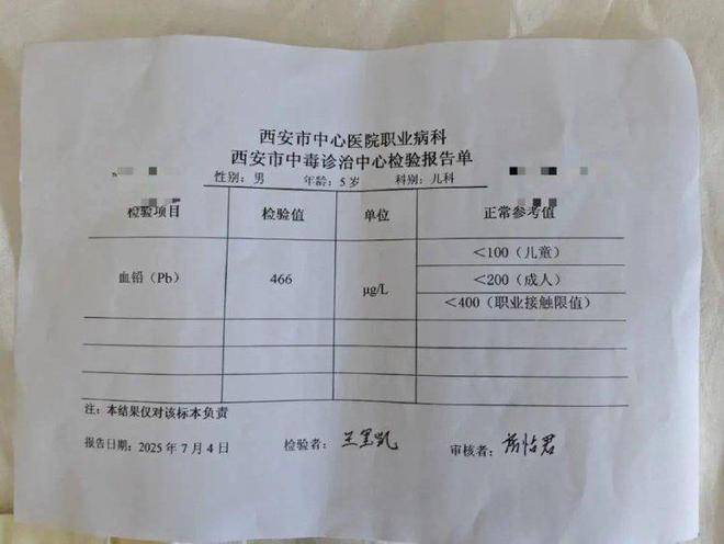 专家称铅中毒幼儿智商很难恢复 有家长伤心过度被抢救