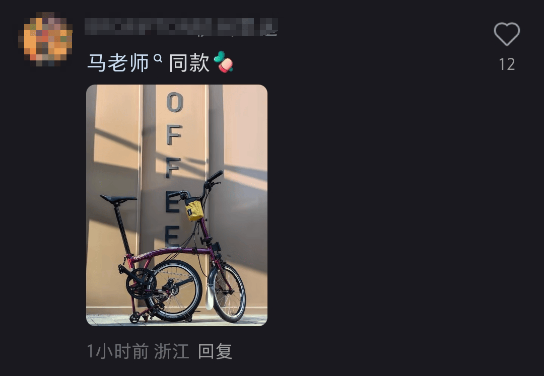 马云骑车夜游西湖，网友晒同款自行车，售价1.85万元